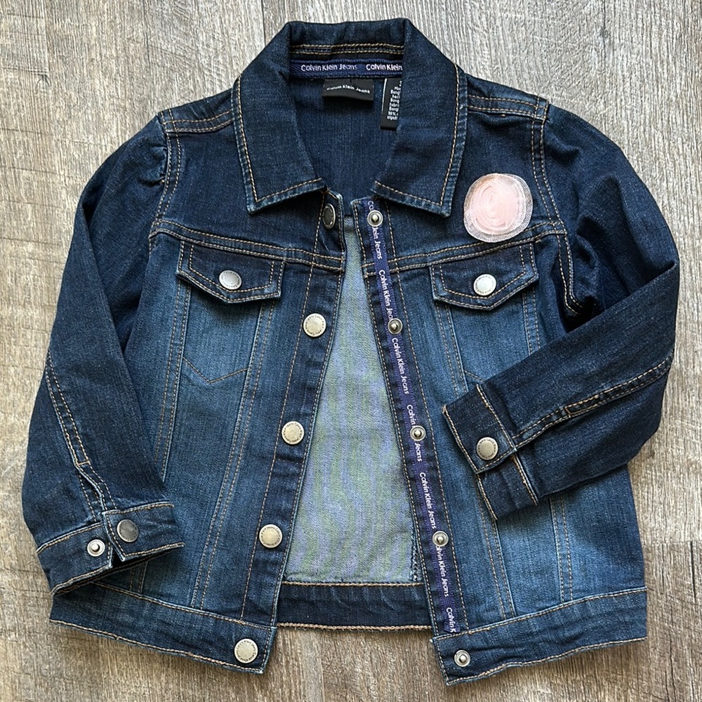 Calvin Klein Blue Jean Jacket Timeless Style